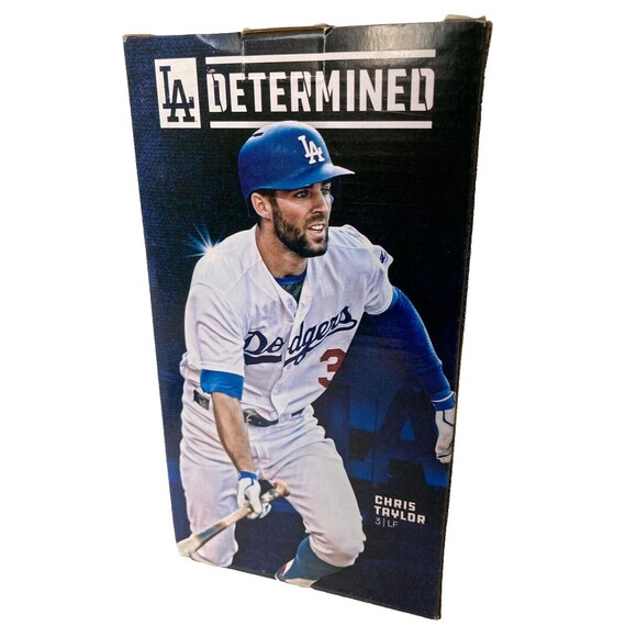 2018 Chris Taylor Los Angeles Dodgers Bobblehead SGA NIB - Picture 3 of 3